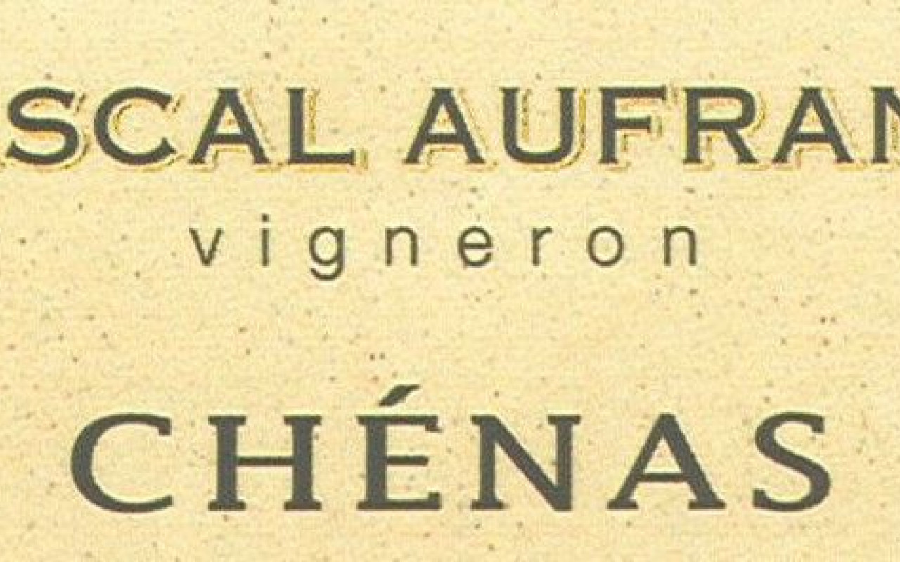 LE CHENAS 2003 DE PASCAL AUFRANC : "un Beaujolais de REVE" !