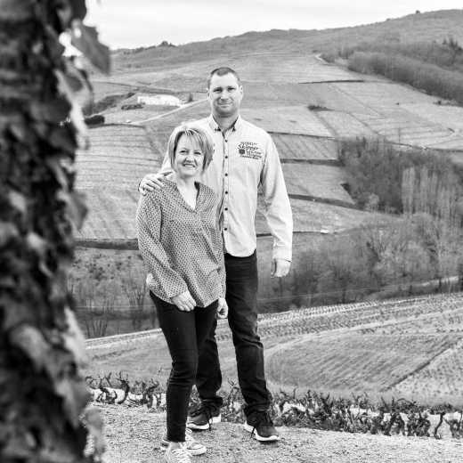 Franck et Sandrine BRUNEL - ChiroublesArtisan winemaker from Terroirs Originels